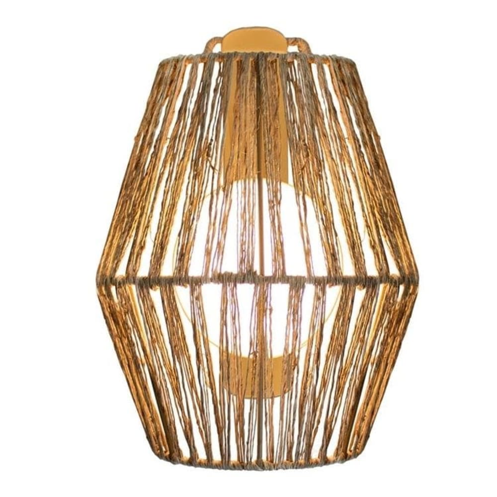 Applique murale extérieure sans fil rechargeable avec télécomm beige