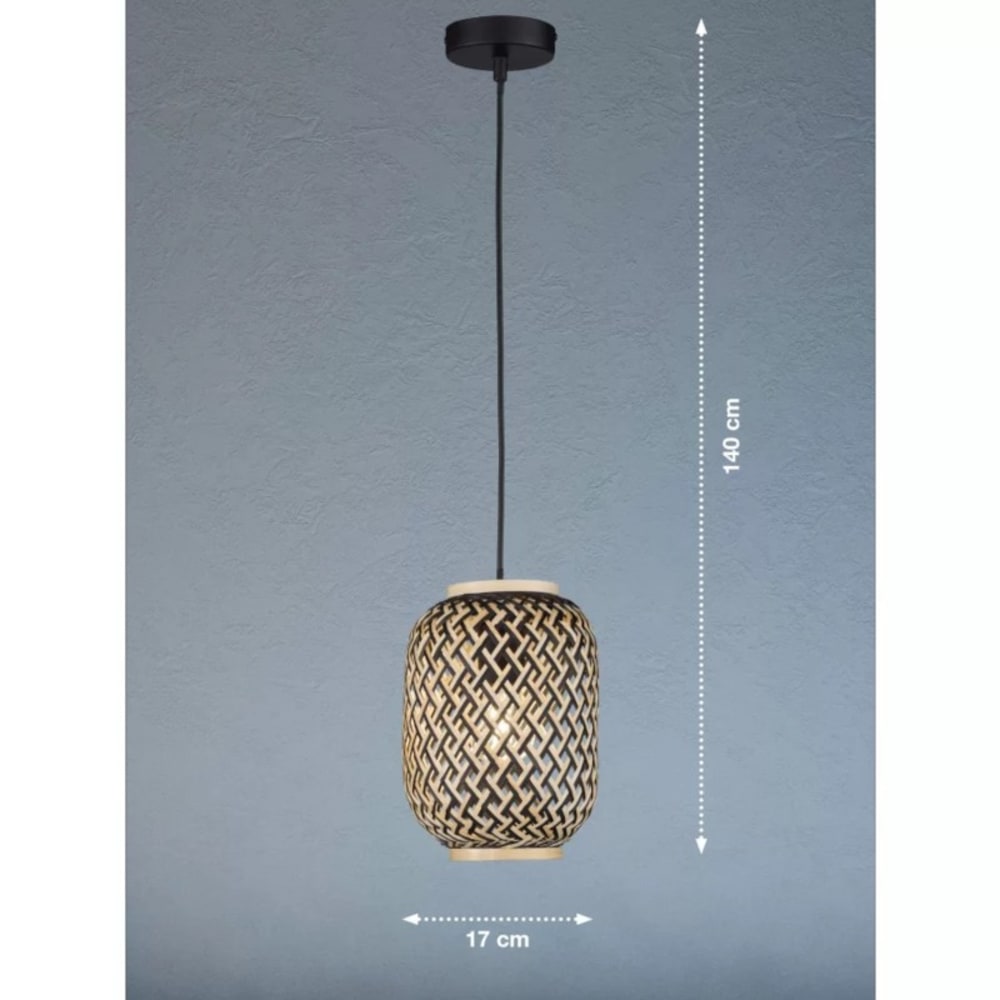 Suspension Led Bambou - Fischer & Honsel - Hummel — vue 4