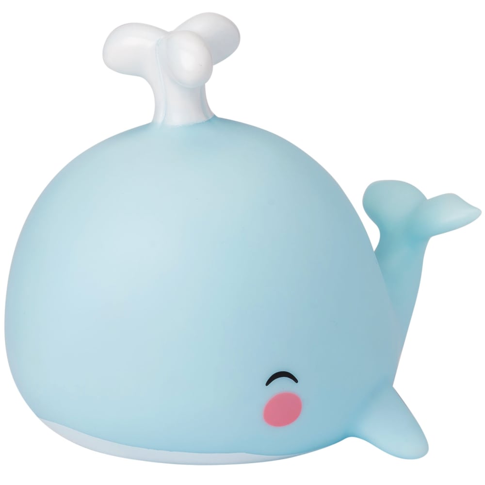 A Little Lovely Company Petite veilleuse baleine Bleu Pvc - Poly Chlorure De Vinyle - 13x11x11cm