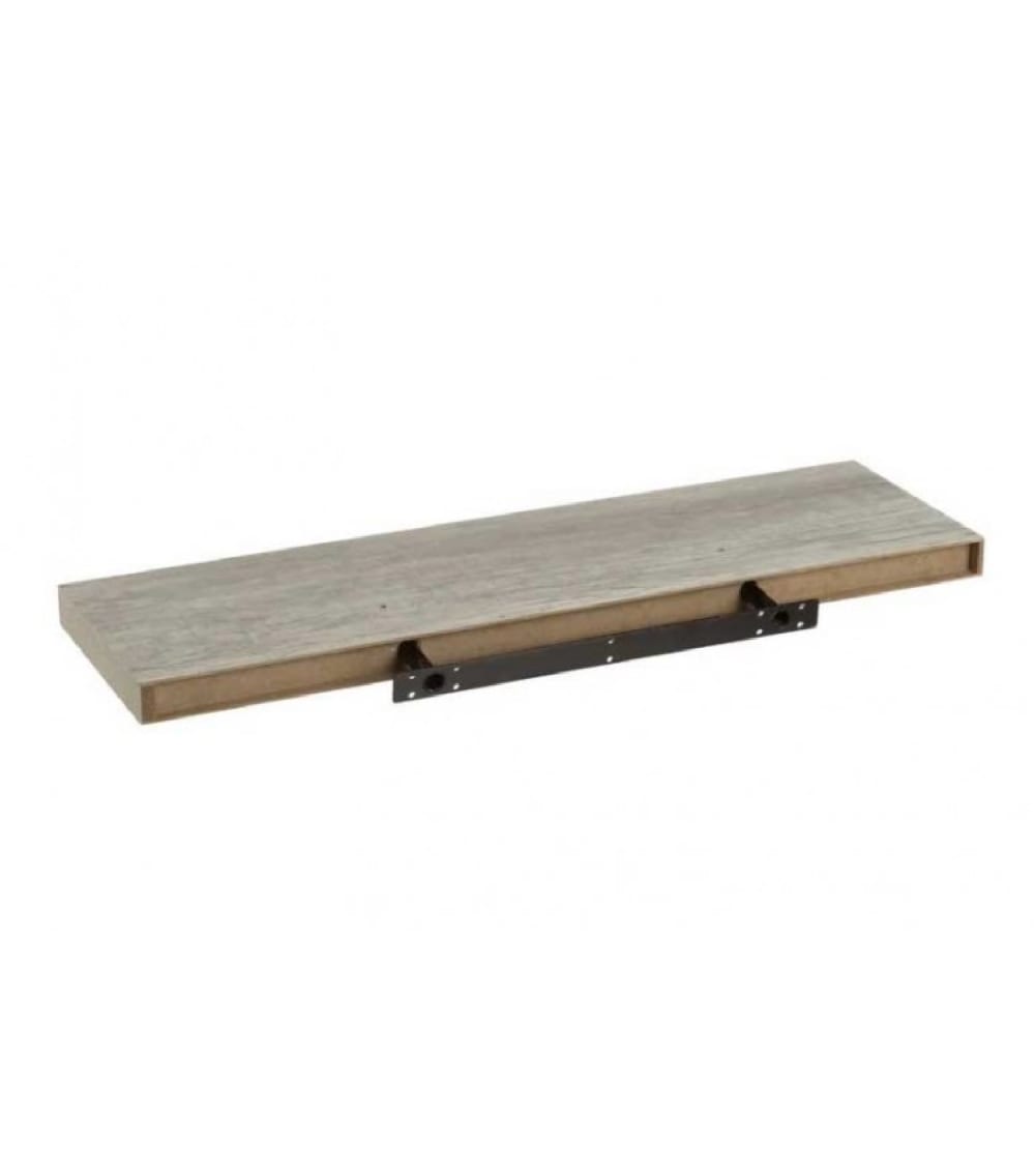 Étagère murale tablette en bois MDF gris L80cm - Maisons du Monde
