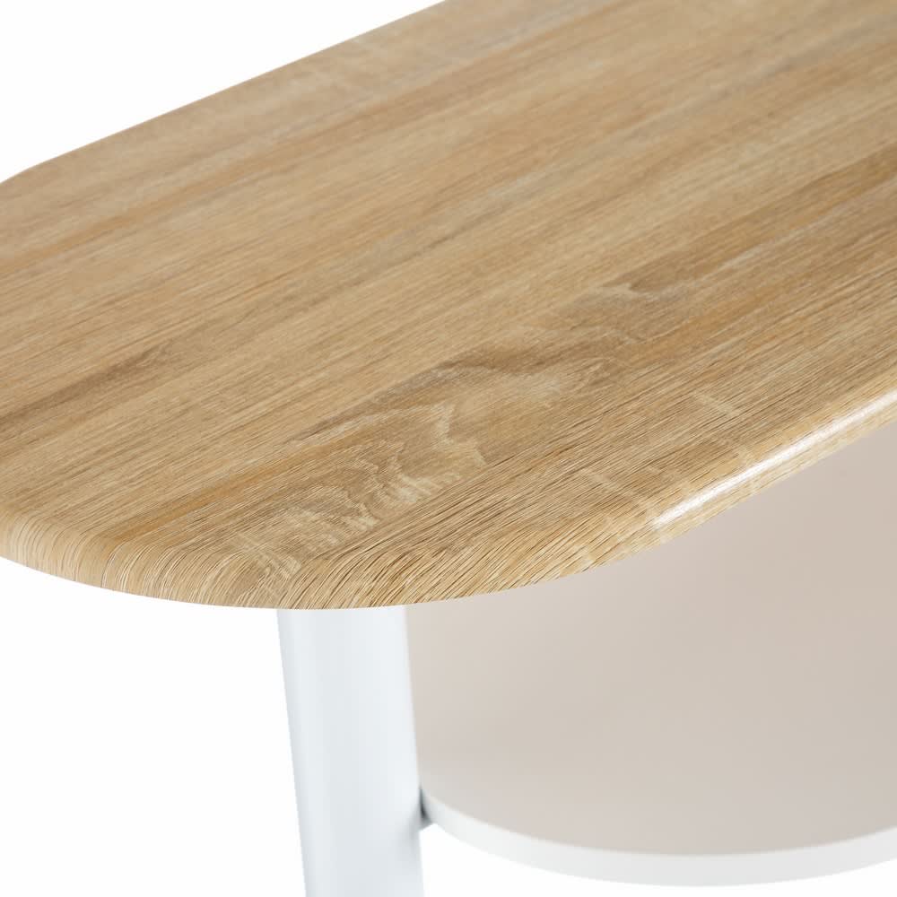 Mesa bar de madera blanca - Maisons du Monde