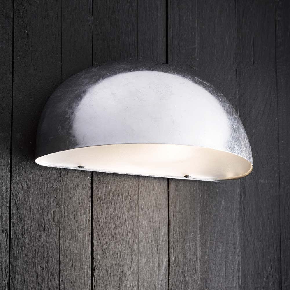 Aplique de exterior plateado de aluminio de estilo moderno - Maisons du Monde