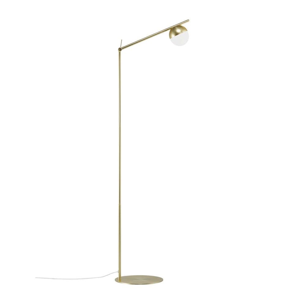 Lampadaire élégant - verre opale