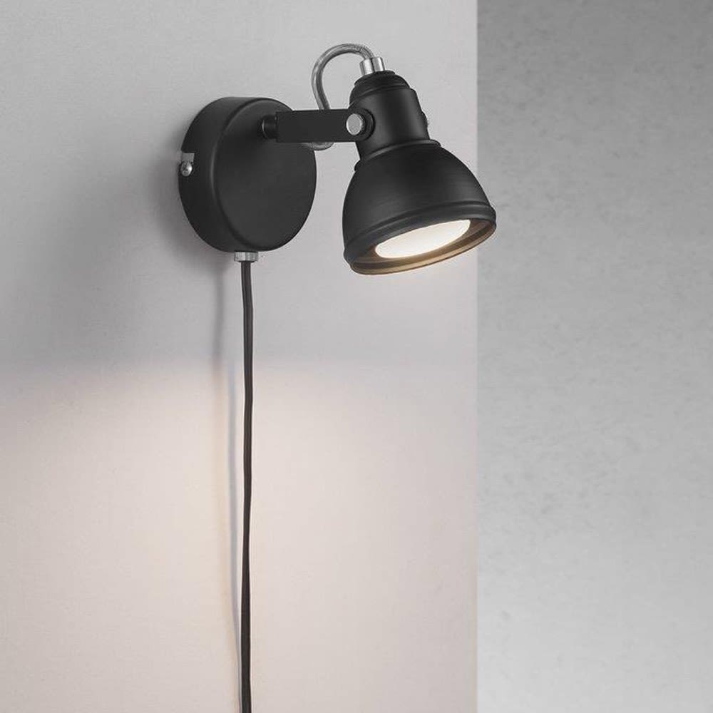 Wandleuchte aus schwarzem Metall - Maisons Du Monde
