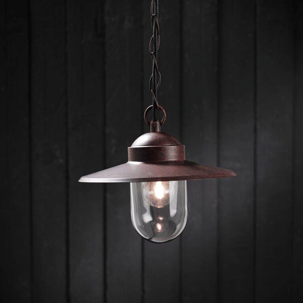 Suspension d'extérieur en oxyde d'acier marron et réglable en hauteur - Maisons du Monde