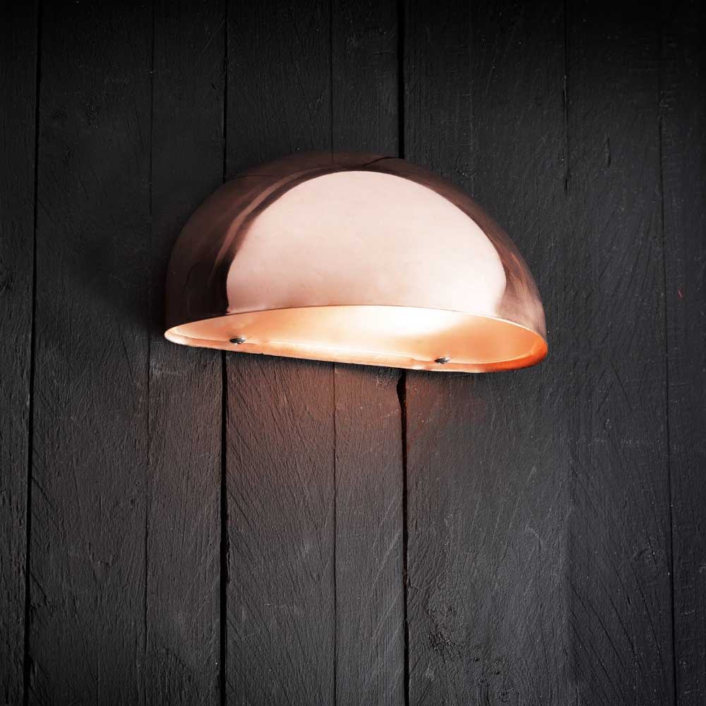 Aplique de exterior moderno de aluminio color cobre - Maisons du Monde
