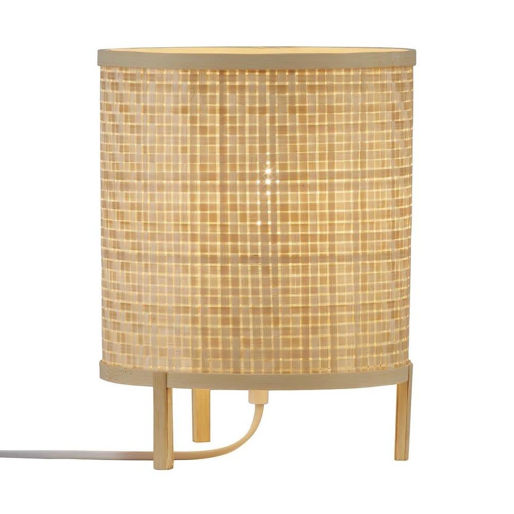 Lámpara de mesa natural beige elaborado con bambú artesanal - Maisons du Monde