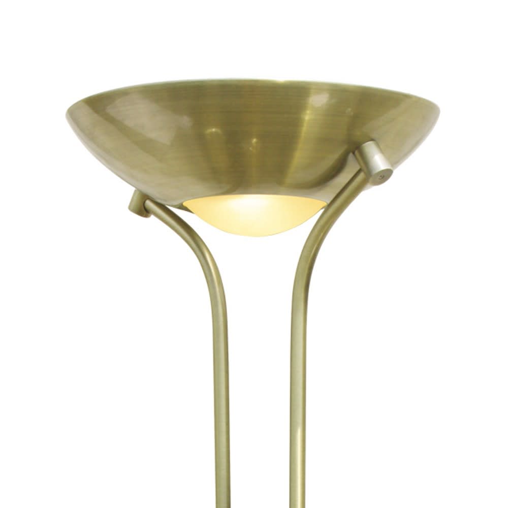 Lampadaire LED en cuir d’acier 18w + 5w — vue 3