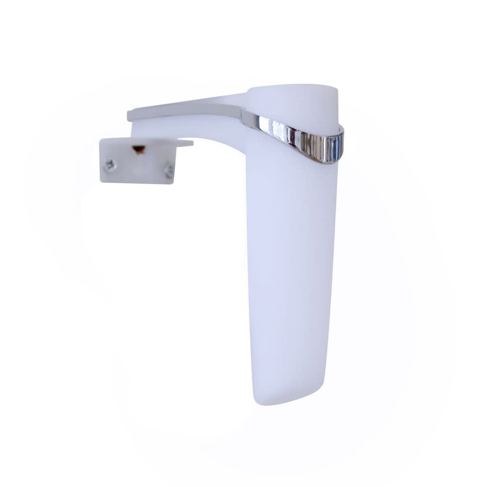 Aplique de baño led 2w color cromo de abs