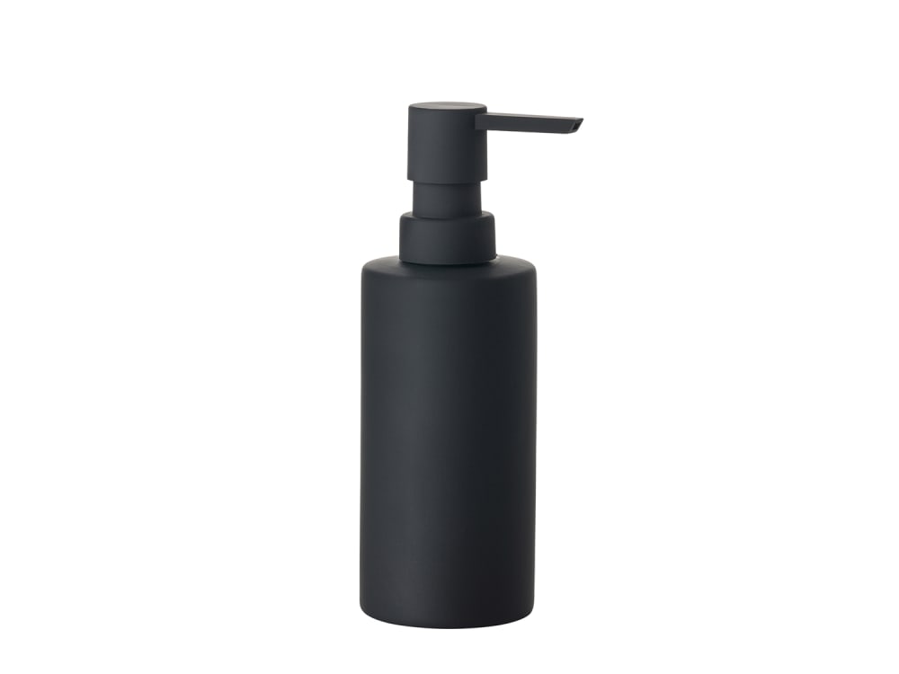 Distributeur de savon en porcelaine noir Distributeur de savon en porcelaine noir