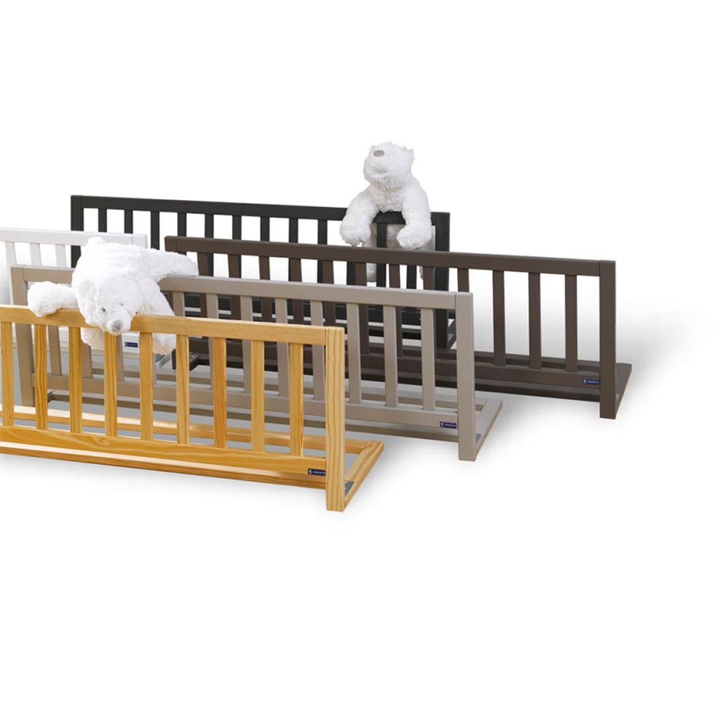 Barrière de lit enfant bois massif gris clair - Maisons du Monde