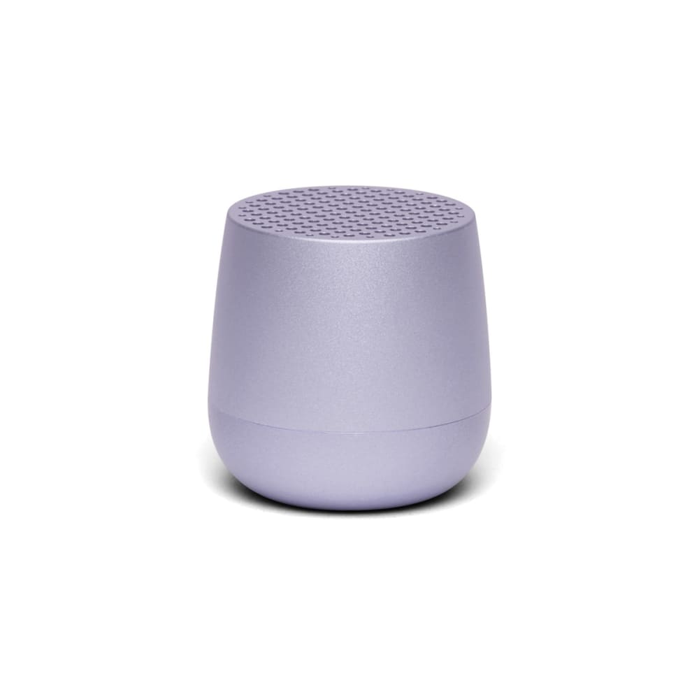Lexon Enceinte bluetooth rechargeable en aluminium lilas style classique chic Violet