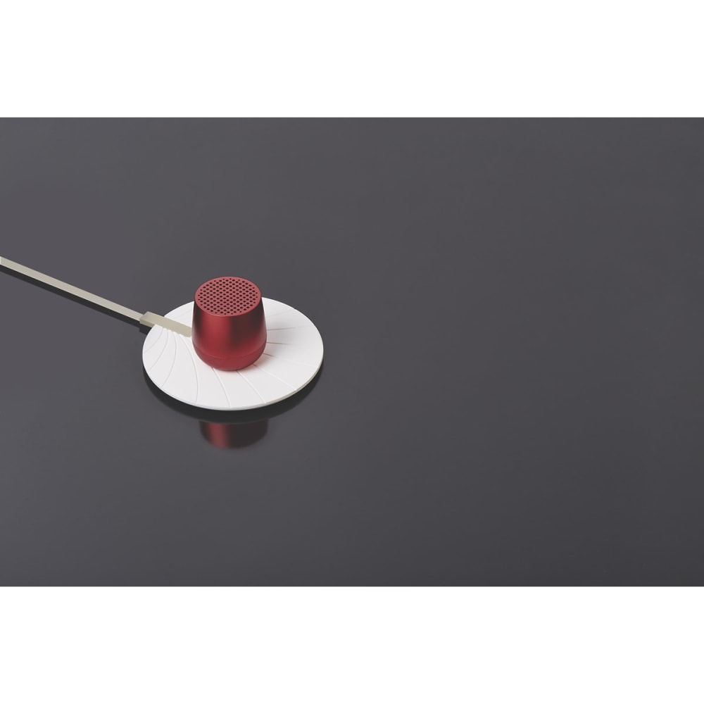 Enceinte bluetooth rechargeable en aluminium rouge foncé - Maisons du Monde