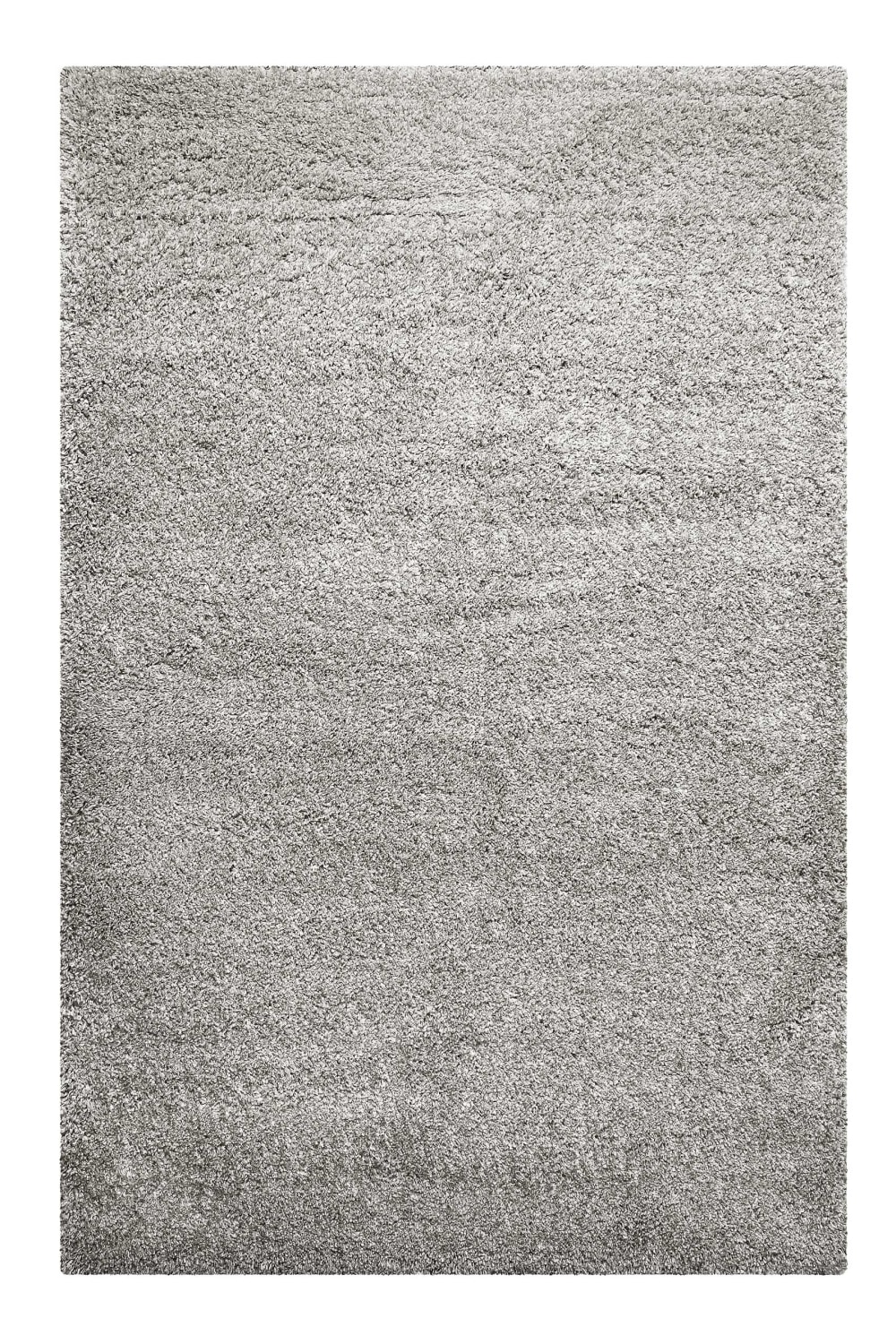 Tapis confort poils longs (55 mm) beige gris chiné 200x200