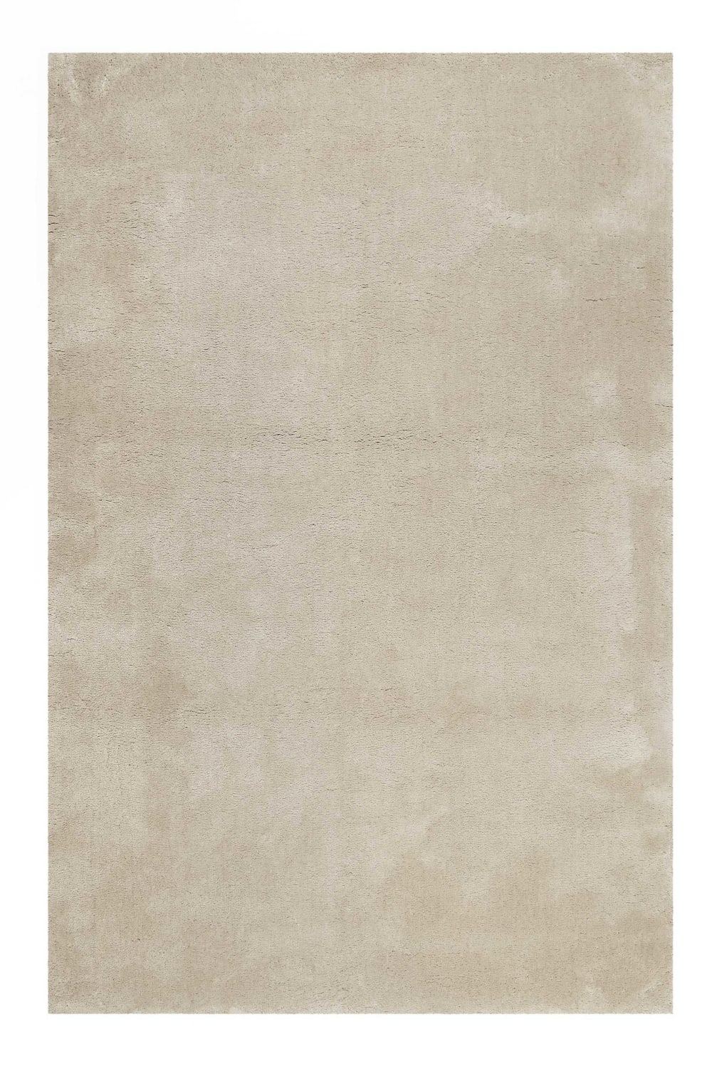 Alfombra suave en poliéster microfibra beige gris 80x150