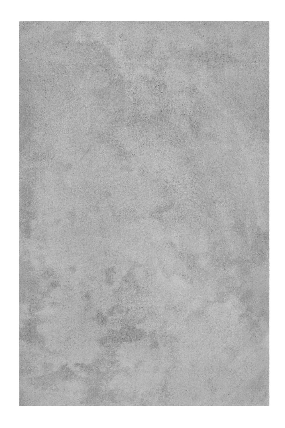 Wecon Home Basics Hellgrauer Hochflorteppich für Wohn-, Schlaf- und Kinderzimmer 130x190 style modern - Pes - Polyester