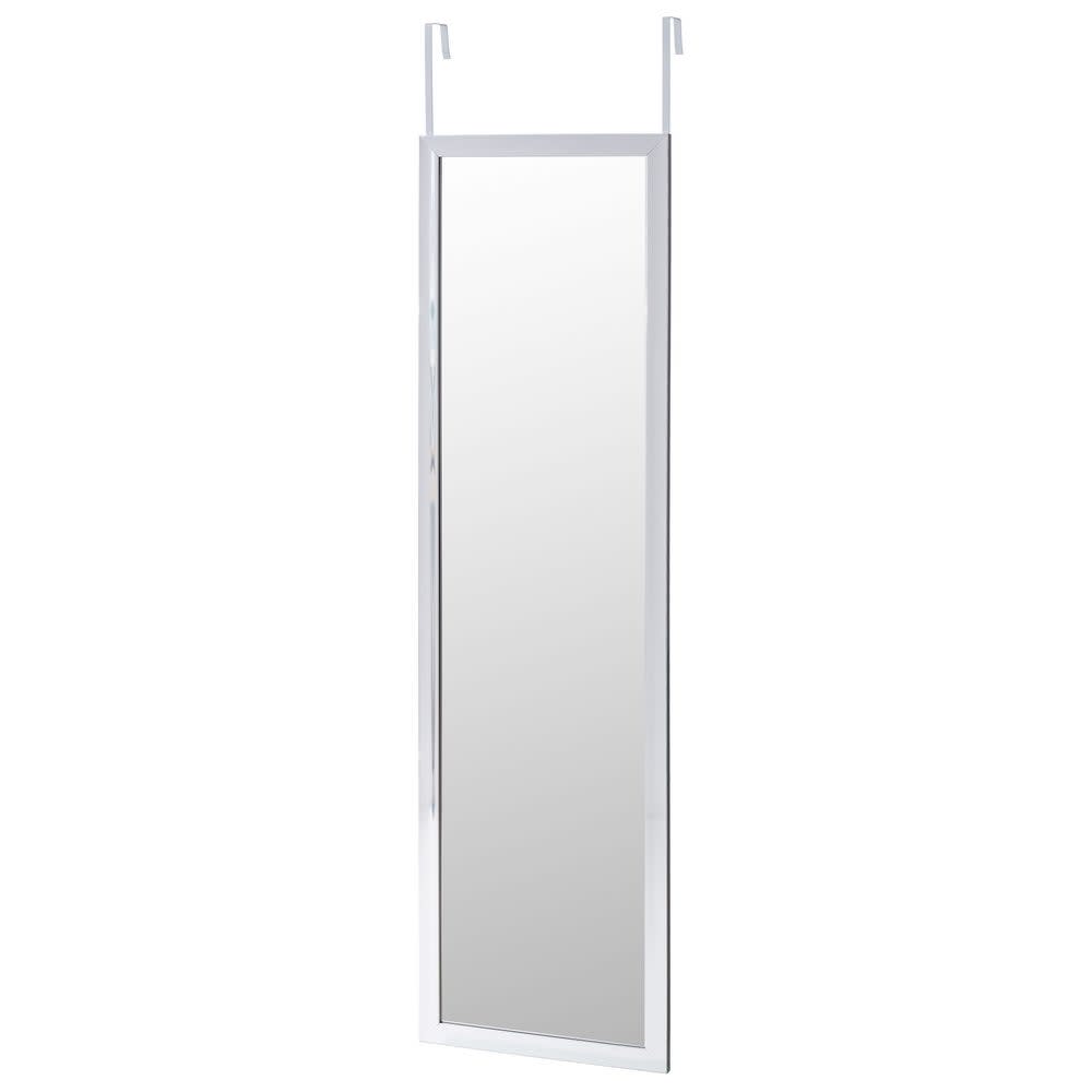 Espejo de puerta o pared gris de 35x125 cm