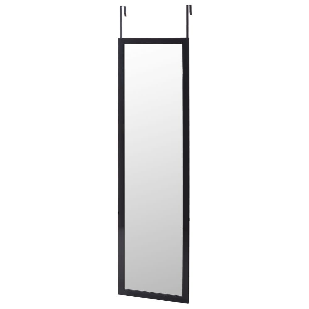 Espejo de puerta o pared negro de 35x125 cm
