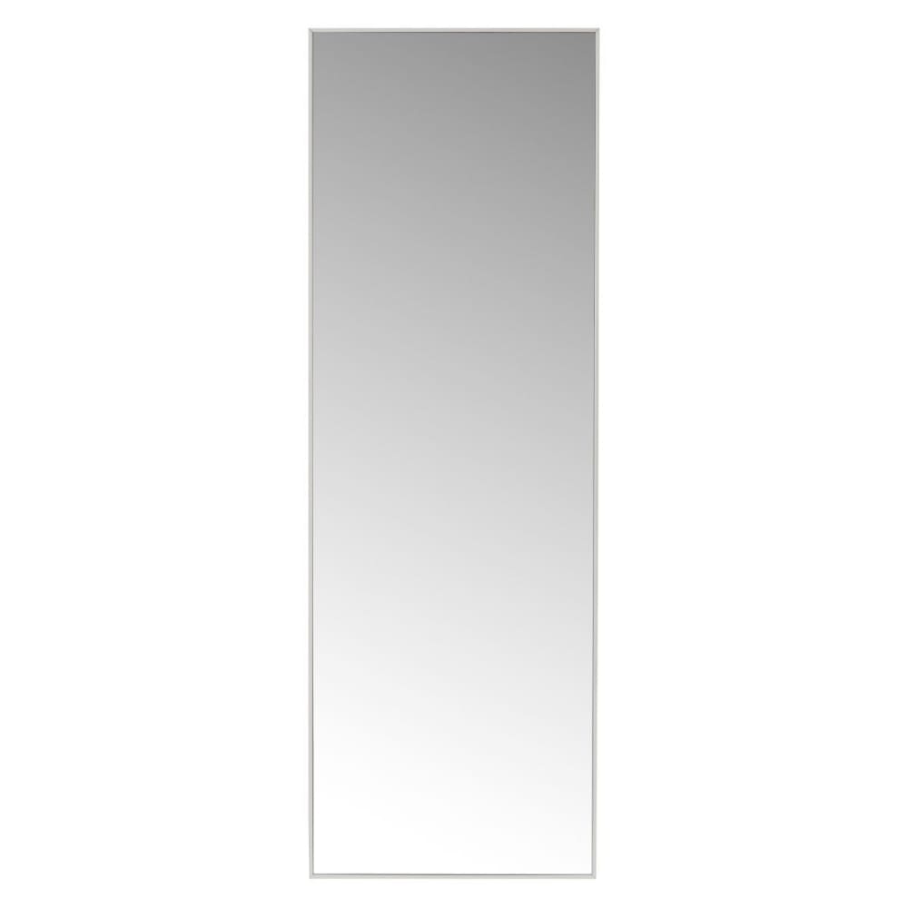 Espejo de pared marco blanco de plástico 30x90 cm - Maisons du Monde