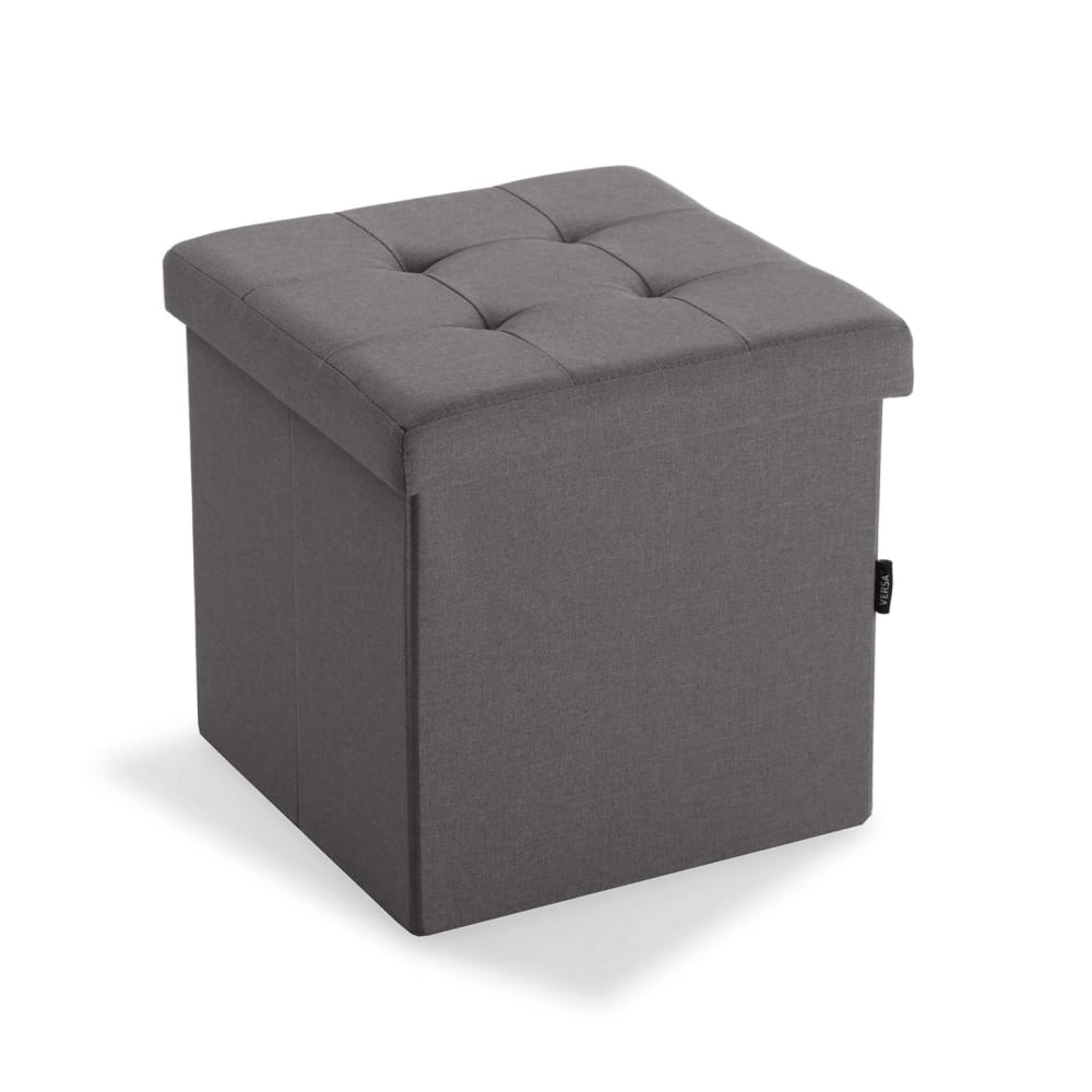 Baúl desmontable en lino gris
