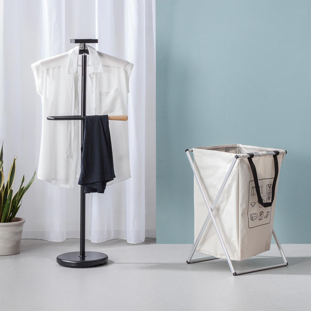Herrendiener aus Metall, schwarz und braun - Maisons Du Monde