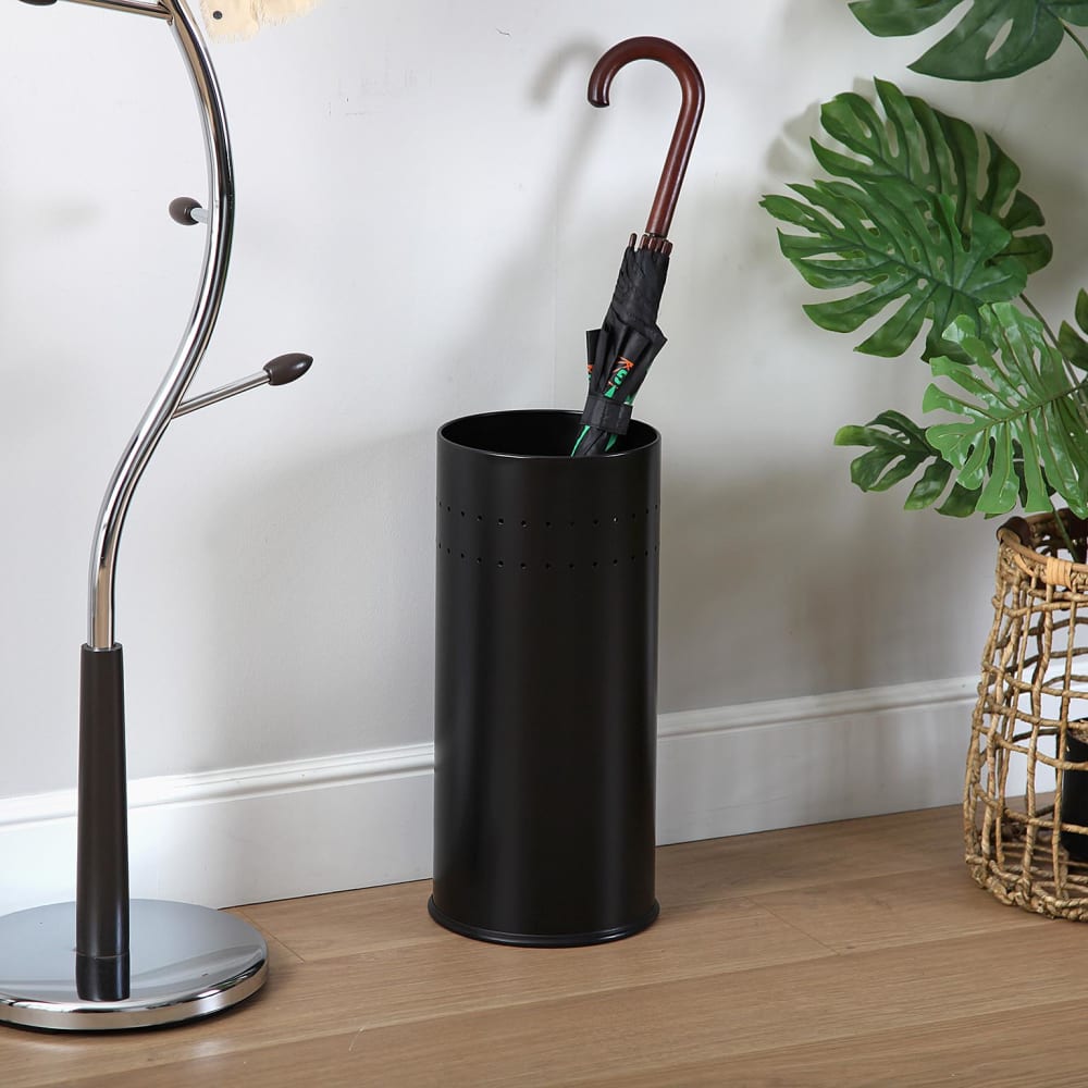 Schirmständer aus Metall, schwarz - Maisons Du Monde