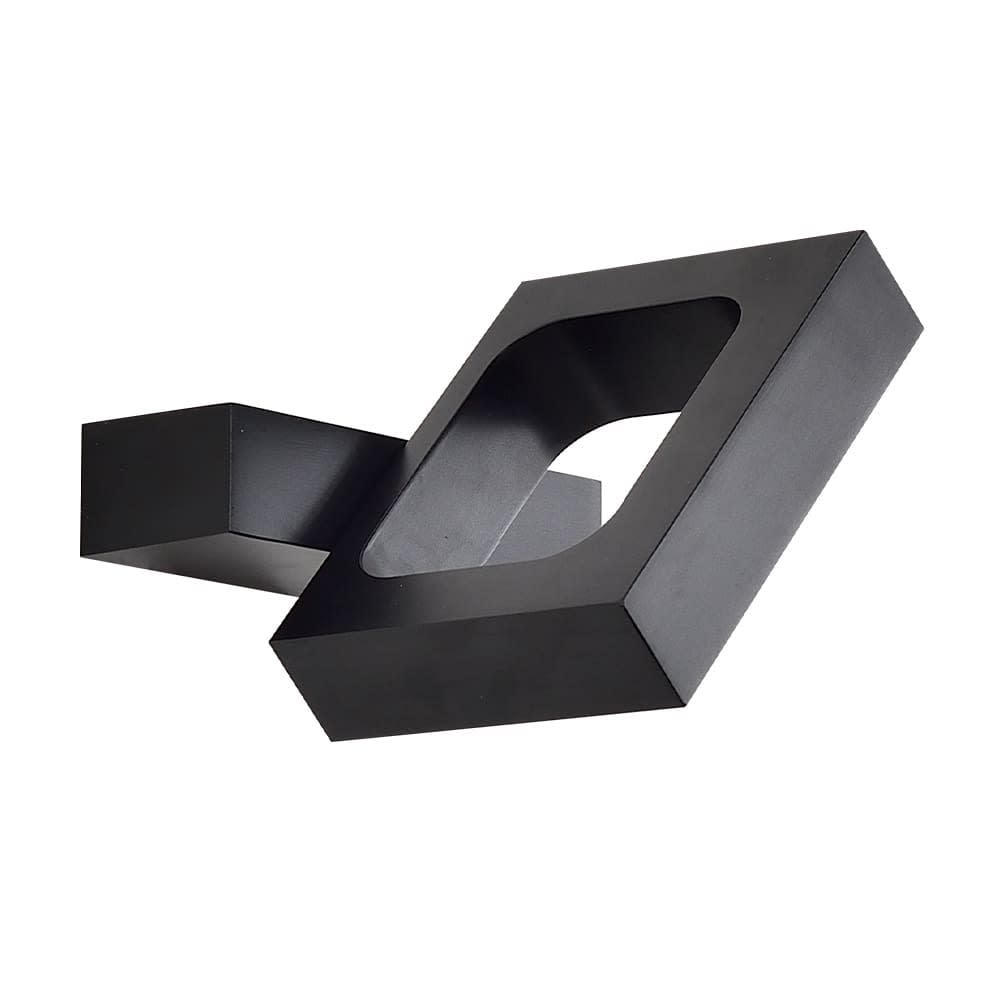 Aplique led de exterior orientable 6w negro de aluminio