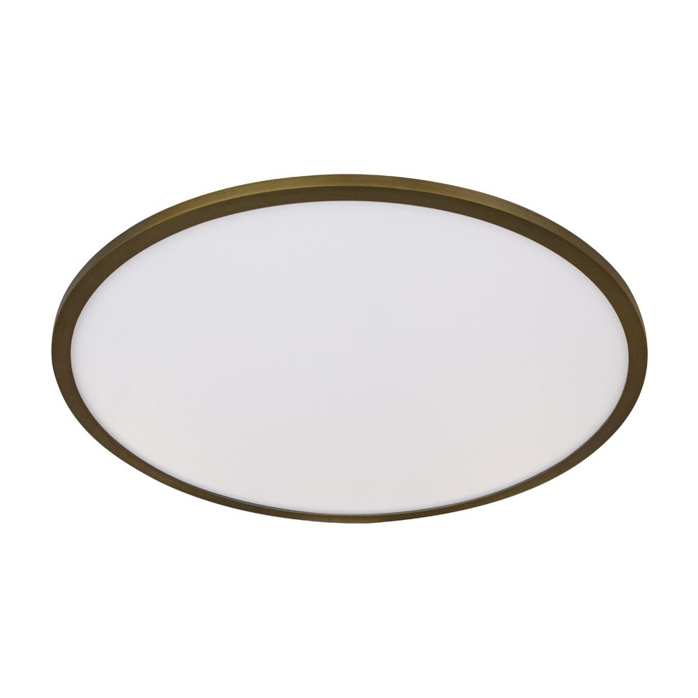 Cristalrecord Runde Deckenleuchte aus Aluminium mit lederfarbenen Kanten style classic chic Gold Aluminium