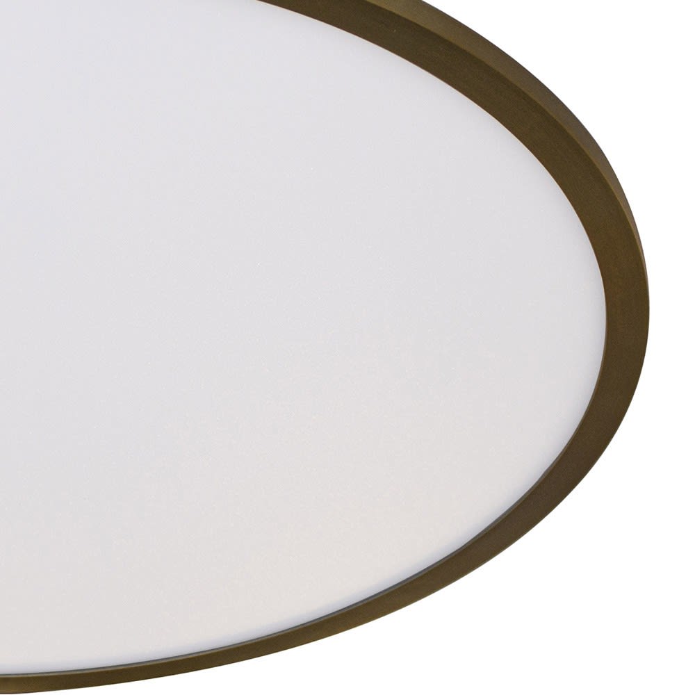 Plafonnier elégant LED doré 60W en aluminium — vue 3