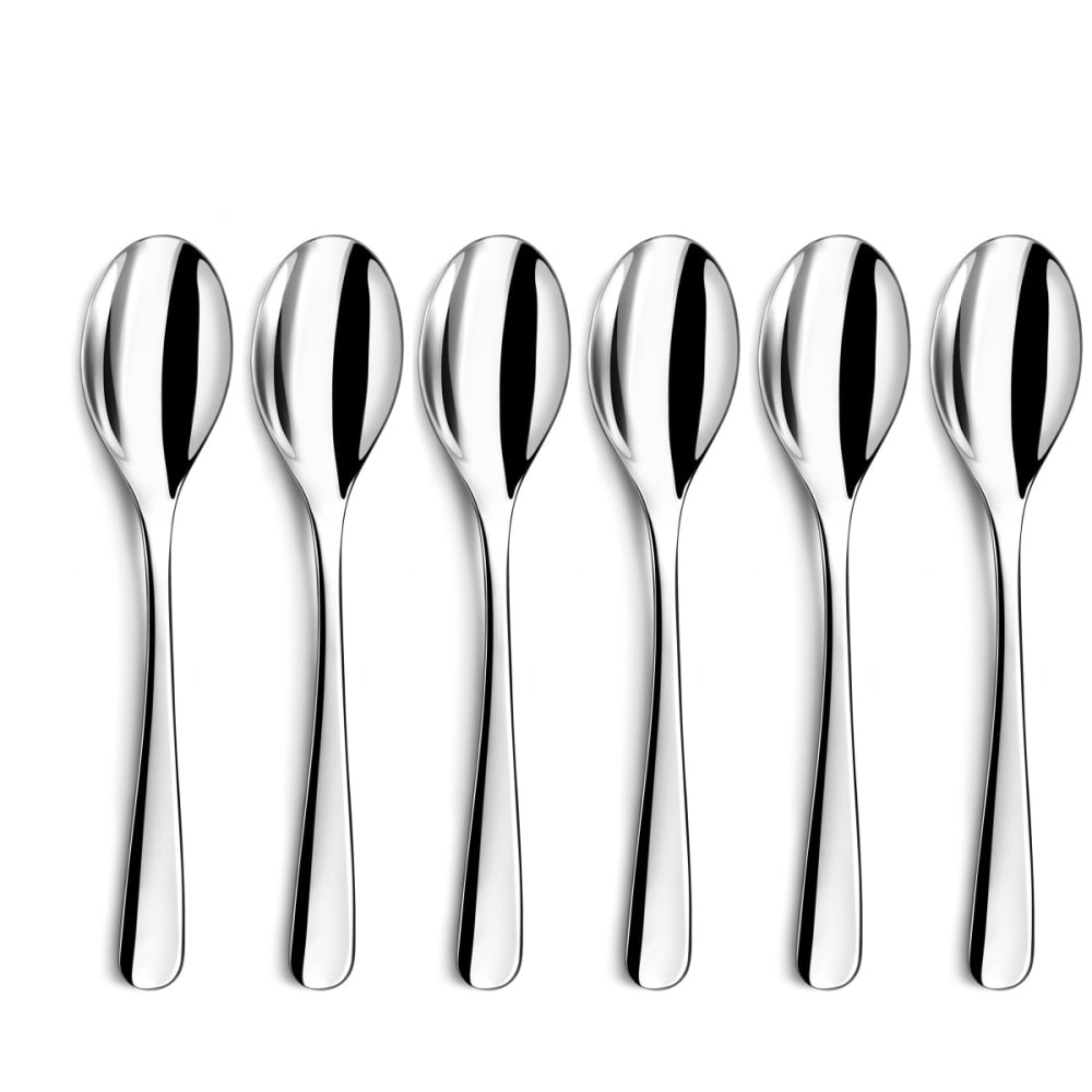 Cuillère à café en acier inoxydable - lot de 6