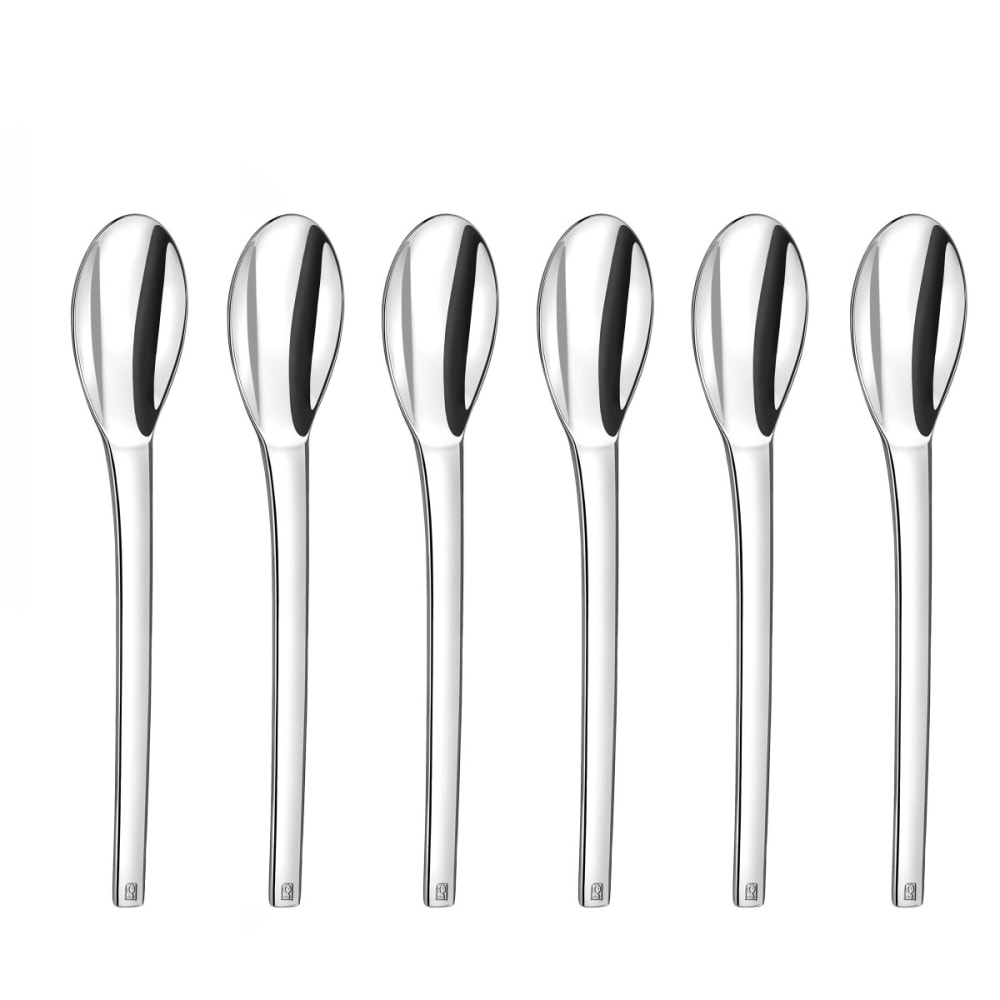 Cuillère à café en acier inoxydable - lot de 6