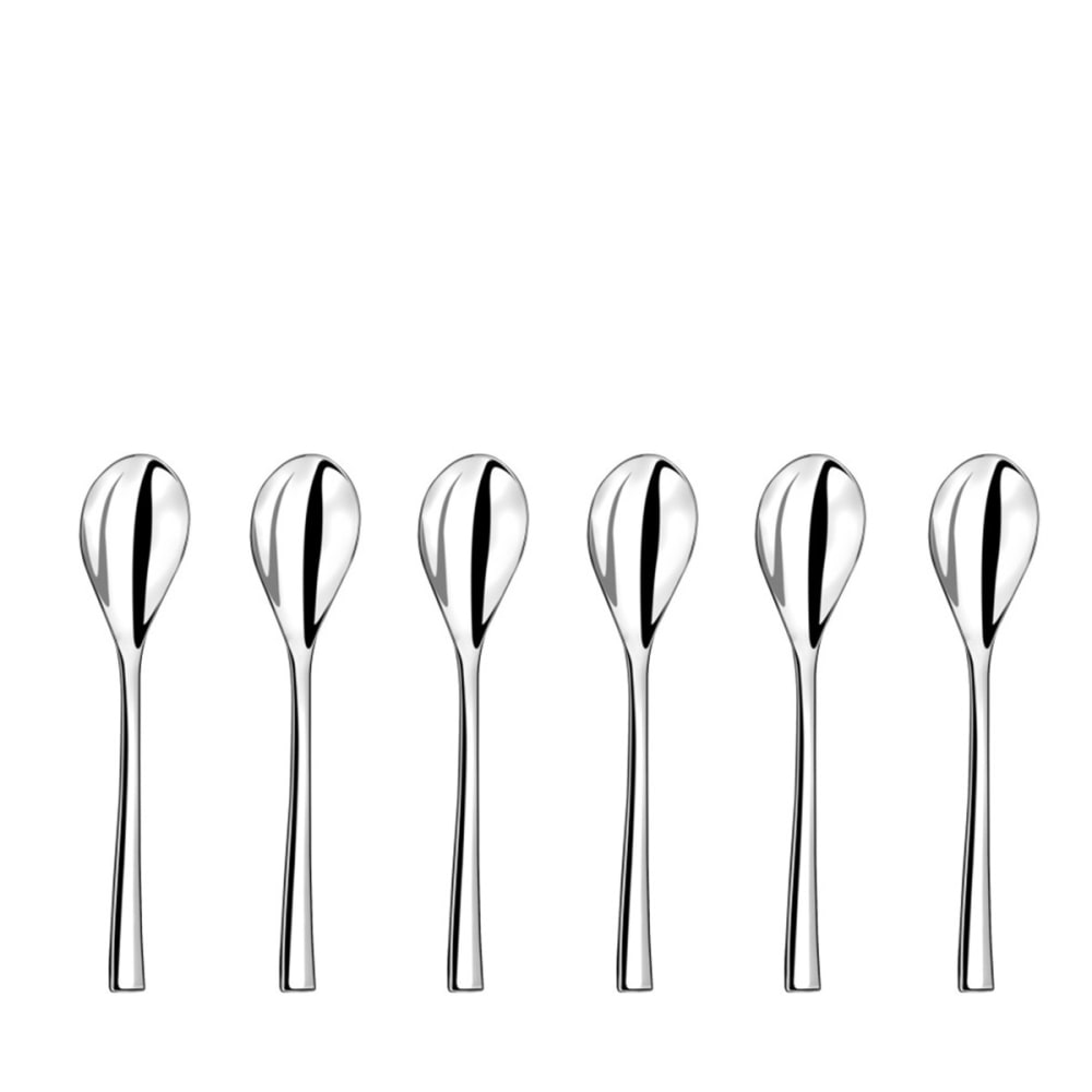 Cuillère expresso en acier inoxydable - lot de 6