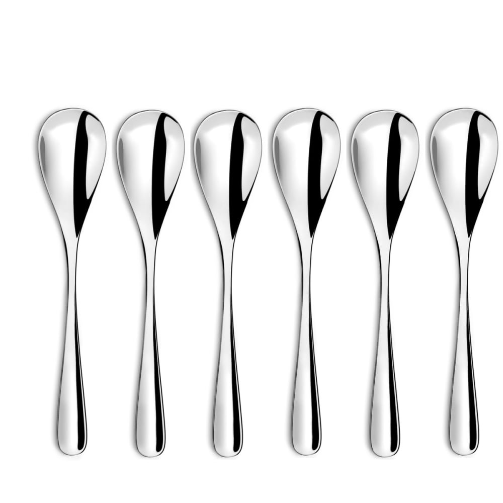 Cuillère à café en acier inoxydable - lot de 6