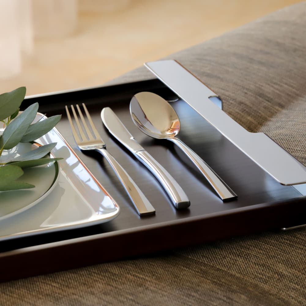 Couzon Besteckset 24-teilig aus Edelstahl Silber