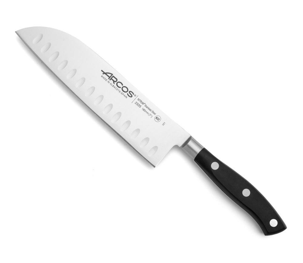 Arcos Cuchillo santoku acero inoxidable forjado