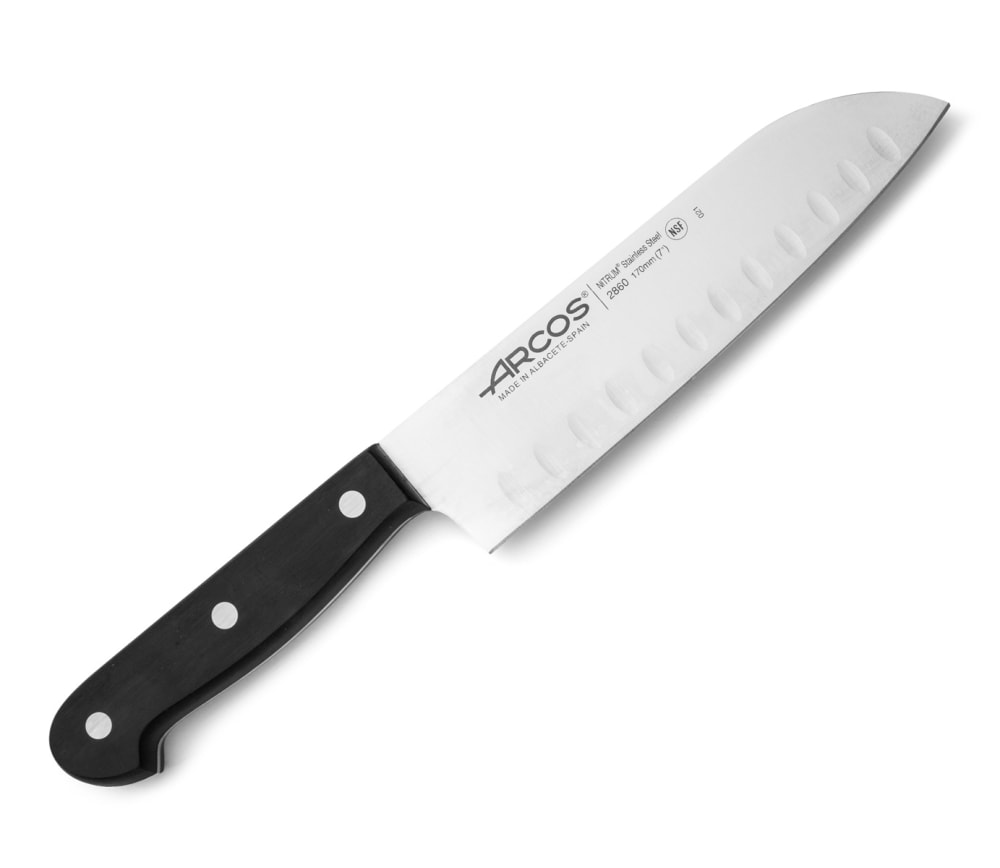 Arcos Cuchillo santoku con alveolos de