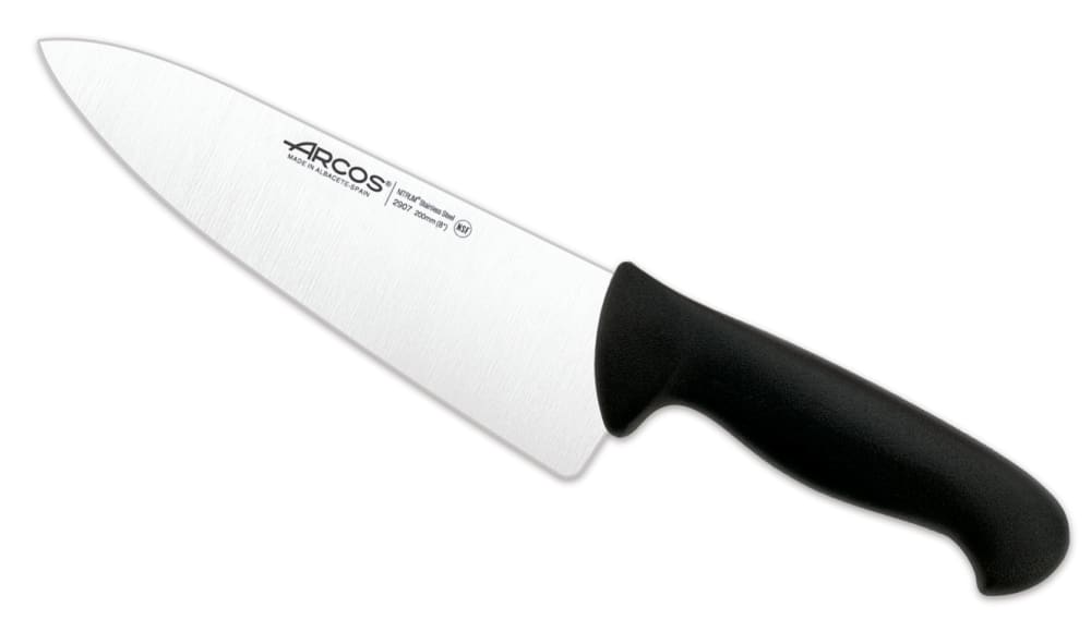 Arcos Cuchillo cocinero de acero inoxidable
