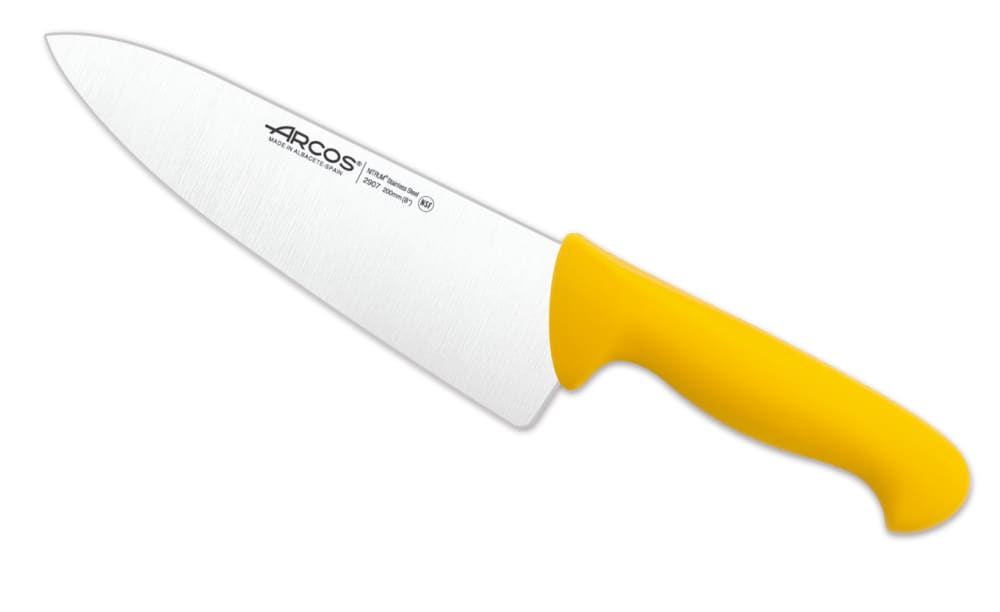 Arcos Cuchillo cocinero de acero inoxidable