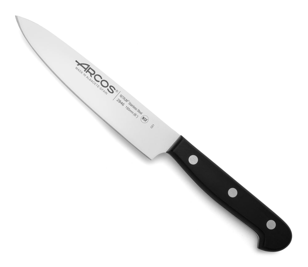 Arcos Cuchillo cocinero de acero inoxidable