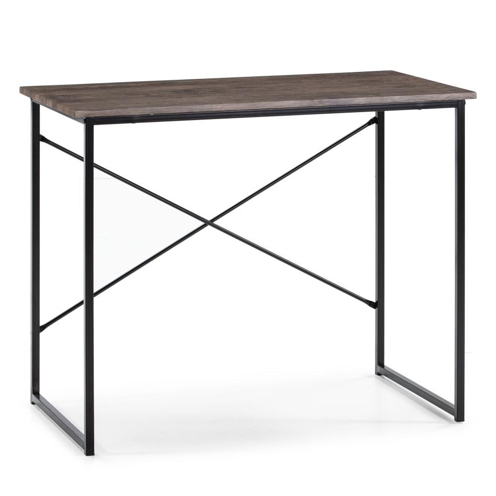 Bureau noir, style industriel,