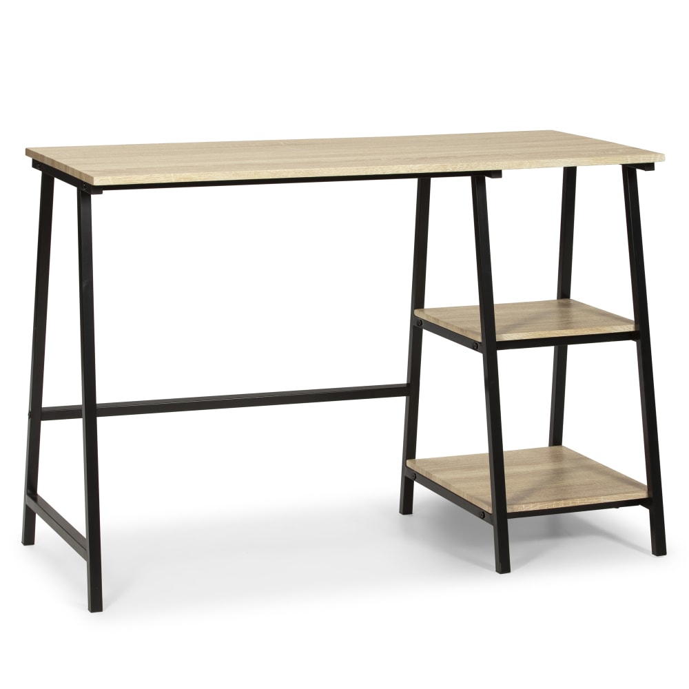 Bureau noir, style industriel,