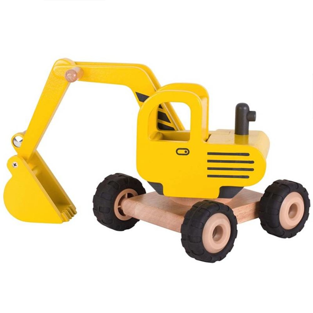 Goki Pelleteuse Jaune Bois - 20x26x18cm