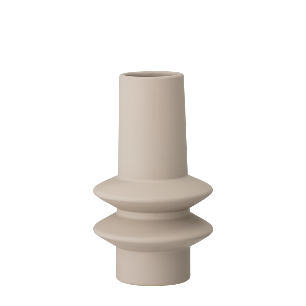 Bloomingville Vase aus Steingut H22cm, beige style modern - Steingut