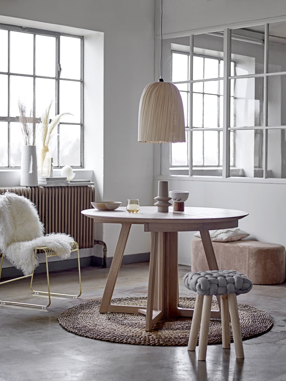 Florero de gres crema h22cm - Maisons du Monde