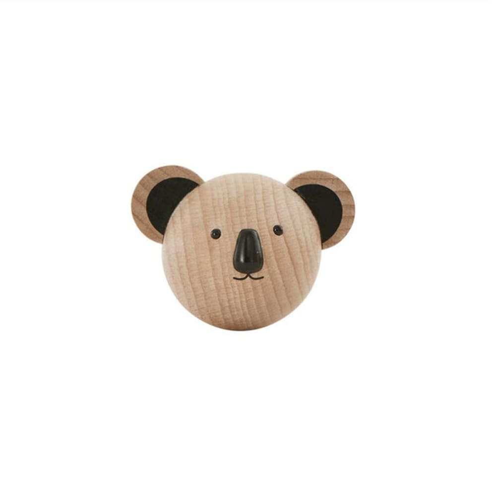 Crochet mini koala en bois H5x7,5x6,5cm (OYOY Living Design) - Image 1