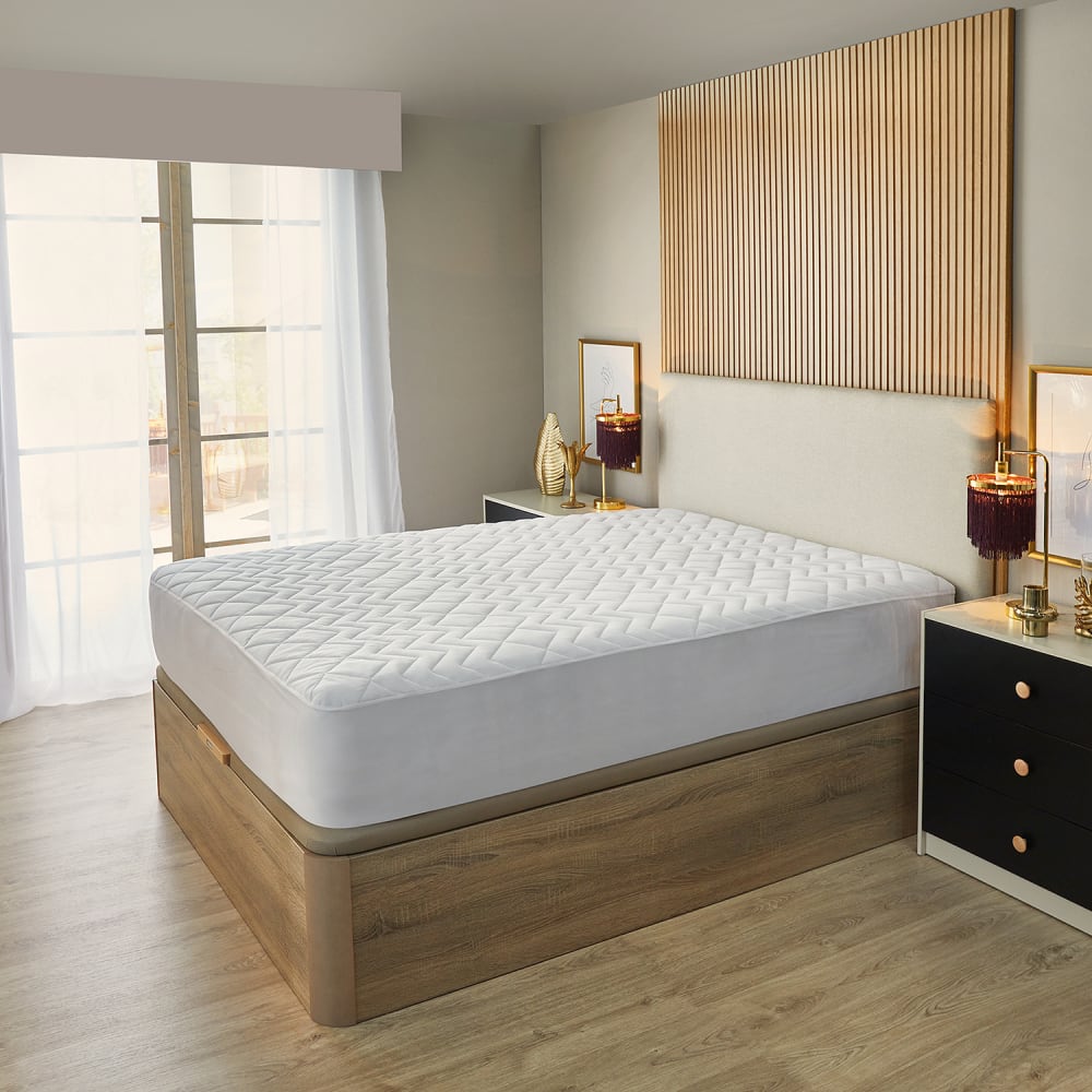 Protector de colchón impermeable de tencel® 150x200cm - Maisons du Monde