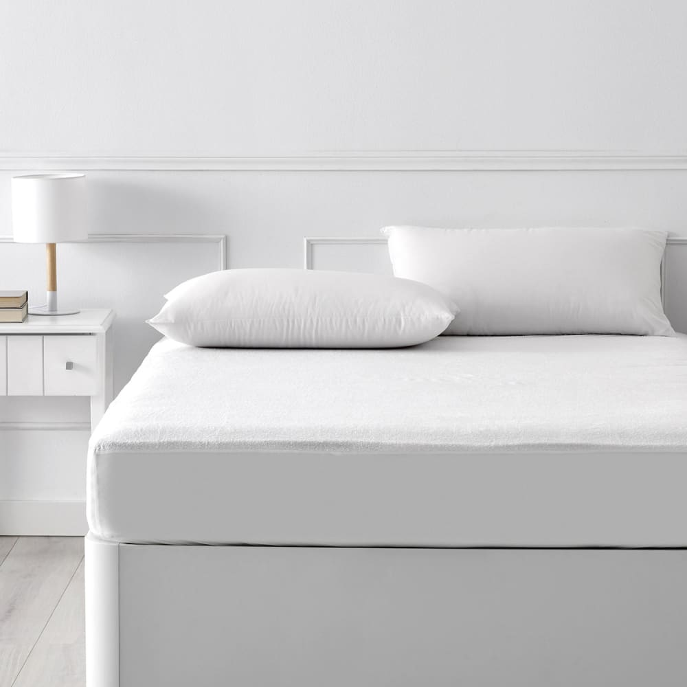 Protector de colchón de cuna de rizo aloe vera 60x120cm - Maisons du Monde