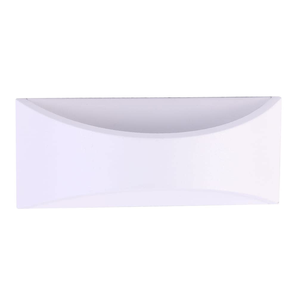 Applique d'extérieur LED en aluminium blanc 6W