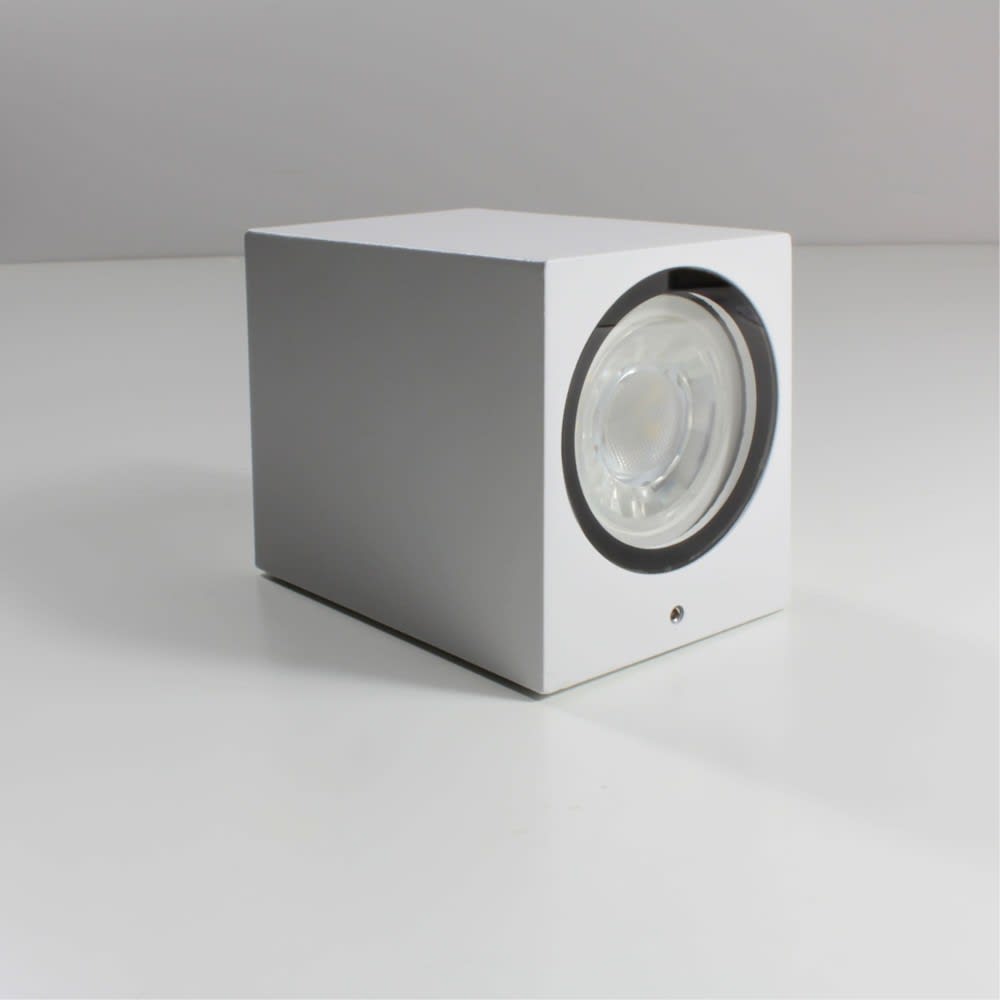 Aplique de pared exterior blanco de aluminio - Maisons du Monde