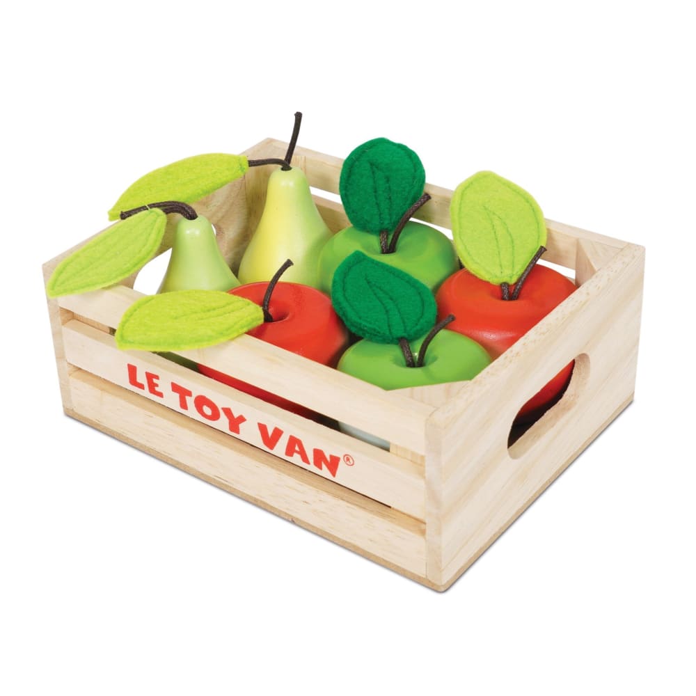 Le Toy Van Apfel-Birnen-Kiste BEIGE HOLZ Kinder